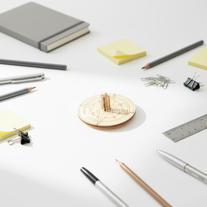 Juego de Trompos Geométricos de Madera Wincent, Triángulo, Hexágono, Círculo, Engranaje, Juguete Educativo Montessori STEM, Kit de Ciencia <span class=keywords><strong>y</strong></span> Física, Regalo - Product Image 6