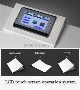 WS-1701 de fil complètement automatique de machine de reliure de livre avec pli et agrafage fonction - Product Image 5