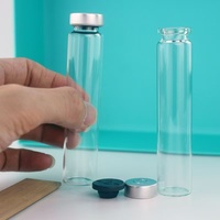 AST - Flacon en verre jetable de 3 ml et 4 ml avec couvercle en aluminium, emballage individuel écologique, flacons stériles, stylos magiques