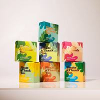 Offres Spéciales : Boîte d'emballage personnalisée biodégradable de haute qualité pour café et thé, avec poignée, finition mate, gaufrage et revêtement UV