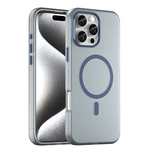 เคสโทรศัพท์มือถือแบบใสมีแม่เหล็ก OEM เคสด้านหลังแบบ TPU กันกระแทกสำหรับ iPhone 16 PRO MAX A-772 - Product Image 3