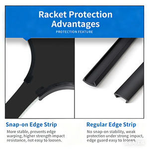 <span class=keywords><strong>Raquette</strong></span> de pickleball robuste pour l'extérieur - T700 en fibre de carbone renforcée, surface résistante aux rayures, entraînement et divertissement USAPA - Product Image 3