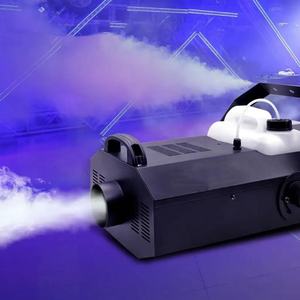High Output Heavy-duty Fog Generator Black Aluminum Alloy Shell <b>Remote</b> <b>Control</b> Twelve DMX Channels Wide Voltage European <b>Plug</b> - Product Image 2