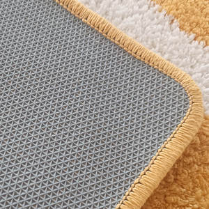 יוקרה אישית עלה עיצוב עלה צהוב מיקרופייבר מרופקת מים סופגים אבסטרט לחדר אמבטיה - Product Image 4