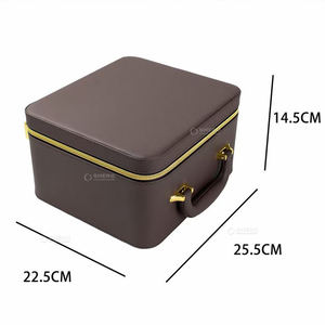 Vente en gros de valise à bijoux surdimensionnée boîte à bijoux de voyage grande capacité en Pu boîte de rangement de bijoux portable - Product Image 3