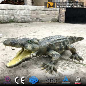 Mon Dino AA036 <span class=keywords><strong>Zoo</strong></span> Animaux Décoration Matériel Silicone <span class=keywords><strong>Crocodile</strong></span> - Product Image 5