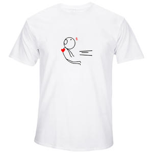 <span class=keywords><strong>Ropa</strong></span> a juego con estampado de patrón encantador <span class=keywords><strong>para</strong></span> el día de San Valentín Diseño de camisas de pareja de alta calidad con mangas cortas <span class=keywords><strong>para</strong></span> amantes - Product Image 6