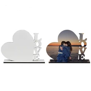 Di alta qualità Custom in bianco sublimazione <span class=keywords><strong>cuore</strong></span> amore foto <span class=keywords><strong>cornice</strong></span> MDF telaio in <span class=keywords><strong>legno</strong></span> per fai da te artigianato creativo e regali - Product Image 4