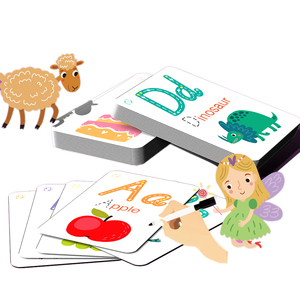 Bán buôn xóa được bút viết Đồ chơi thư tiếng anh học tập thẻ flash cho trẻ em giáo dục - Product Image 2