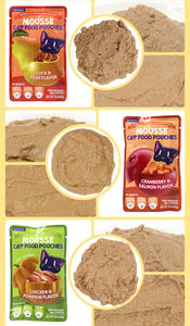 Comida húmeda cremosa para gatos, nutrición equilibrada, Etiqueta Privada, 85g, para todas las edades, con pechuga de pollo al vapor Real, bocadillos de comida húmeda para gatos - Product Image 6