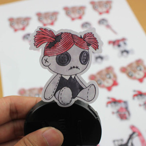 Pegatinas de cáscara de huevo grabables personalizadas con borde colorido preimpreso o pegatinas de cáscara de huevo de tamaño personalizado en blanco liso - Product Image 1