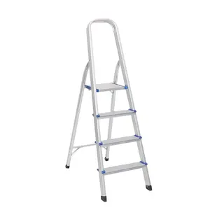 2022 4 Steps Home Use Aluminium Camping Folding Aluminium Ladder