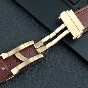 <span class=keywords><strong>Correa</strong></span> de Reloj de 25*19 mm Marrón y Negro para <span class=keywords><strong>Hublot</strong></span> Big Bang, Nueva Pulsera de Piel Genuina de Vaca y Caucho para Hombre con Cierre de Acero Inoxidable - Product Image 4