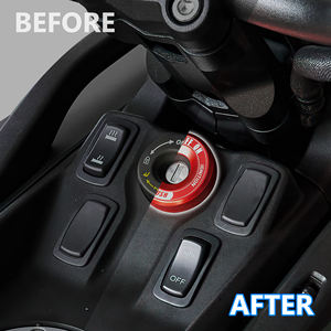 Cache-interrupteur d'allumage en aluminium anodisé rouge pour Can-Am Canyon Redrock/XT 2025-2026 |   Capuchon de protection pour bouton de démarrage/arrêt - Product Image 6