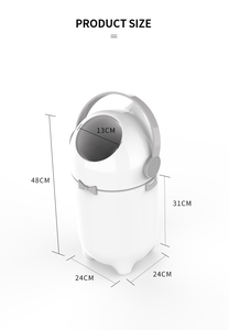 Contenedor de Pañales con Control de Olores Avanzado Baby Genie 2026, Cubo de Basura Completo para Pañales con Sistema Integrado de Control de Olores para Bebés - Product Image 6