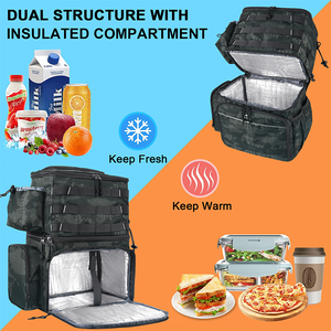 Mochila de aparejos de pesca <span class=keywords><strong>MATEIN</strong></span> con nevera, bolsa de pesca grande con soportes de caña para 4 bandejas - Product Image 6
