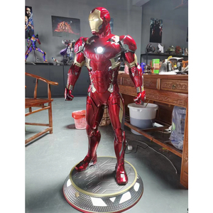Statua Personalizzata di Iron Man <span class=keywords><strong>Marvel</strong></span> 1/2 Mk50, Scultura in Resina di Iron Man 110cm, Action Figure per Decorazione - Product Image 1
