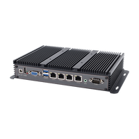 Mini Itx-miniordenador Industrial con Lan Dual, sin ventilador, I5 4300U, Rj45, Rs232, para automatización de equipos industriales