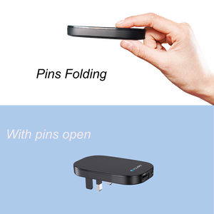 Produits Phares 2026 : Adaptateurs de Voyage Ultra-Mince à Charge Rapide, <span class=keywords><strong>Chargeur</strong></span> Mural USB-C Double Port Pliable 20W avec Prise UK pour Téléphone Portable - Product Image 4