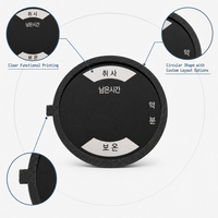Composants de panneau de commande en silicone personnalisés en usine avec graphismes imprimés, adaptés comme pièces de rechange pour multicuiseurs