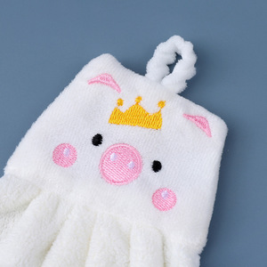 Coral Fleece Hand <b>Towel</b> Rectangle Knitted Kitchen Use Lint Free 30g 50g Exclusive - Product Image 3