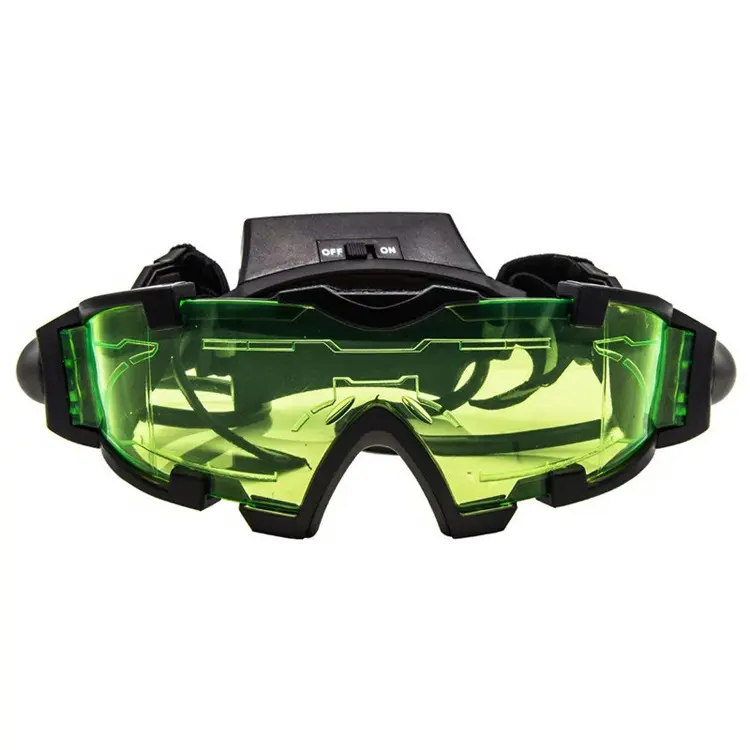 Hot Selling New Arrivals Adjustable Eye Lens LED Night Vision With Flip-out Lights Glasses for Kids Teens