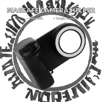Lampe d'appoint magnétique sans fil réglable pour téléphone, ergonomique et portable, idéale pour le streaming en direct et les selfies