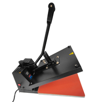 Presse à chaud à sublimation semi-automatique 38*38cm Imprimante électrique à plat pour plaque de base en aluminium pour vêtements État neuf