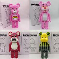 Jouets de dessin animé, jouets personnalisés en résine, artisanat, ours en résine, Bearbrick 28 cm, 400 %, ornements, cadeau