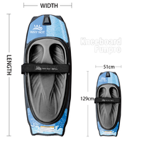 Planche de ski nautique pour sports nautiques, planche de ski nautique pour pilotage derrière les bateaux