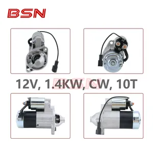 Rifornimento di fabbrica ricambi Auto 12V avviamento Auto 1.4kW CW 10T per Nissan camion frontiera STR-MI LESTER 17335N LESTER 17861N