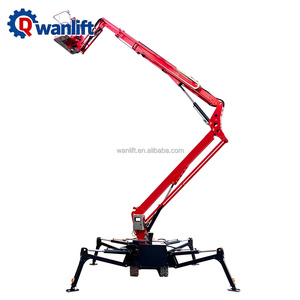 12m Hot <strong>Sale</strong> Diesel Engine Hydraulic Arm Telescopic <strong>Tracked</strong> Crawler Articulated Boom Lift Spider Lift - Product Image 4