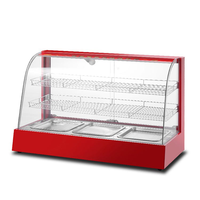 Offre Spéciale Commercial Pâtisserie Chauffe Armoire Électrique Réchauffeur D'aliments Vitrine Table Top Pizza Réchauffeur Affichage pour Restaurant