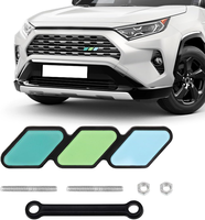 Badge d'emblème de voiture en gros pour 4Runner Highlander, badge de calandre tricolore, autocollant d'emblème EOD en acrylique pour accessoires de camion Toyota