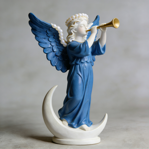 Statua di <span class=keywords><strong>Angelo</strong></span> in Preghiera, Figurina Religiosa <span class=keywords><strong>con</strong></span> <span class=keywords><strong>Ali</strong></span> <span class=keywords><strong>Nere</strong></span>, Decorazione per la Casa, Ornamento Commemorativo - Product Image 6