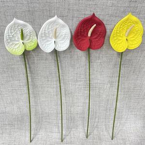 Flor de seda Artificial de Anthurium, tallo largo de agua - Product Image 4
