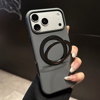 Coque de téléphone magnétique rotative à 360 degrés en gros pour Samsung S25 Ultra, accessoires de téléphone pour iPhone 17 Pro Max 18 17 16