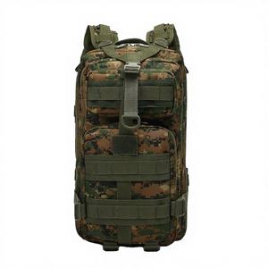 Sac à dos tactique Oxford 30L avec fermeture éclair, système Molle camouflage pour hommes, survie en plein air, randonnée, trekking, chasse - Product Image 2