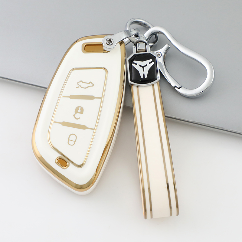 Blanc + Porte-clés