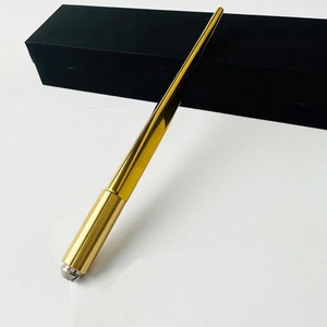 Lápiz de microblading de cobre para cejas, soporte de cuchilla metálica, herramienta manual PMU dorada y plateada para tatuaje de microsombreado - Product Image 1