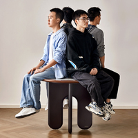 600908 Quanu Neues Modell Runder Kleiner Moderner Esstisch Set Chinesischer Stil Runder Esstisch Gehärteter Glas-Esstisch