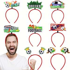 Diadema Personalizada con Balón de Fútbol, Accesorio para Fanáticos, Ideal para Eventos Deportivos, Promociones de Bares Deportivos y Regalos - Product Image 1