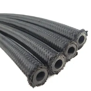 SAE 100 R5 7/8 inch DN22 one layer steel braid rubber hose with cotton or fiber braid cover