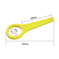 Clé à molette à tambour en plastique tout-en-un ouvre-clé à couvercle de seau
