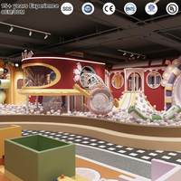 Projet de parc de jeux intérieur de marque, très rentable, conception commerciale personnalisée avec des matériaux plastiques, espace de divertissement