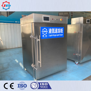 100kgh công nghiệp lỏng Nitơ Blast Máy làm lạnh-196 ° C nhiệt độ cực thấp nhanh chóng đóng băng cho hải sản thịt kem chống dính - Product Image 2