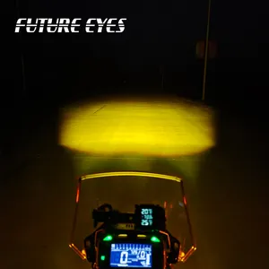 미래의 눈 F150 60W 유선 백라이트 스위치 범용 LED 키트 오토바이 조명 시스템