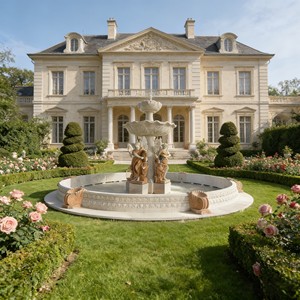 Water Fountain <strong>Wedding</strong> Fountain Landscaping <strong>Decoration</strong> Ornaments Garden Outdoor Courtyard Waterscape Flowers Wishing <strong>Pool</strong> - Product Image 2