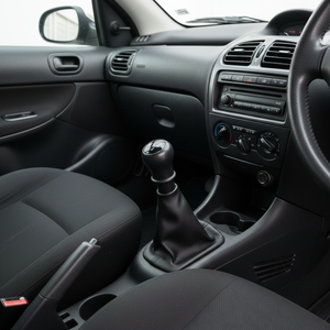 Polaina de cambio de marchas de cuero negro OEM 7588.PC compatible con Peugeot 206 y 206 + perilla de cambio de coche - Product Image 3