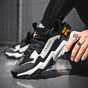 XRH toptan örgü erkek spor rahat ayakkabılar özel logo ışık moda nefes Sneakers erkekler için spor yürüyüş tarzı ayakkabı - Product Image 3